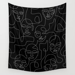 Crowded Night Wall Tapestry