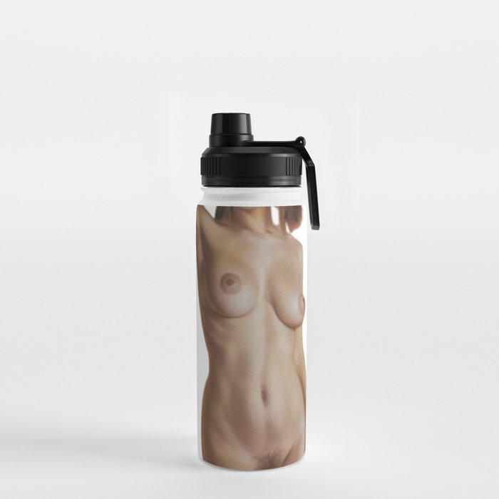 Вeautiful naked woman Water Bottle