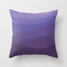 Deep purple see Throw Pillow