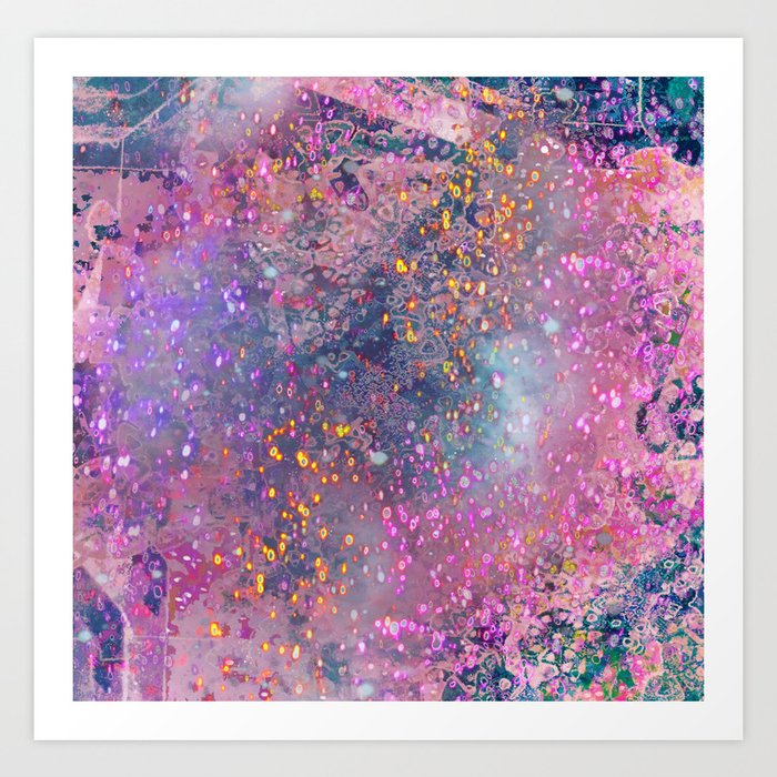 pink universe Art Print