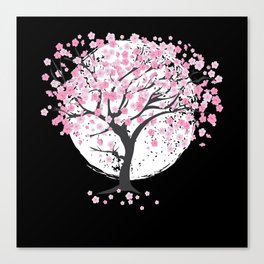 Cherry Blossoms Cherry Tree Japan Nature Canvas Print