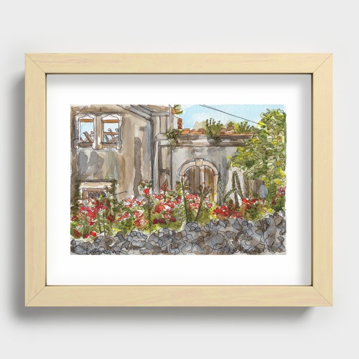 OLD HOUSE Recessed Framed Print