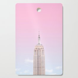Pink Sky Skyscraper, New York City Cutting Board