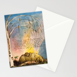 Art from "America: A Prophecy" by William Blake (1793) Stationery Card