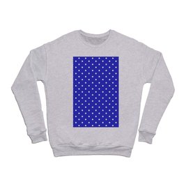 Dotted (White & Navy Pattern) Crewneck Sweatshirt