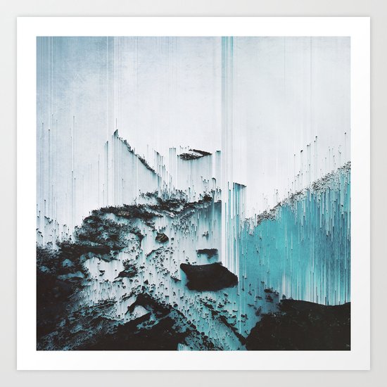 Glitch Art Print