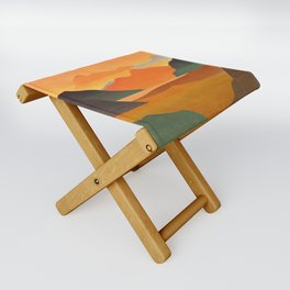 Autumn Landscape 1 Folding Stool