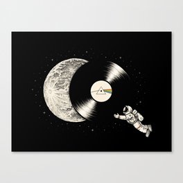 Tha Dark Side of the Moon Canvas Print
