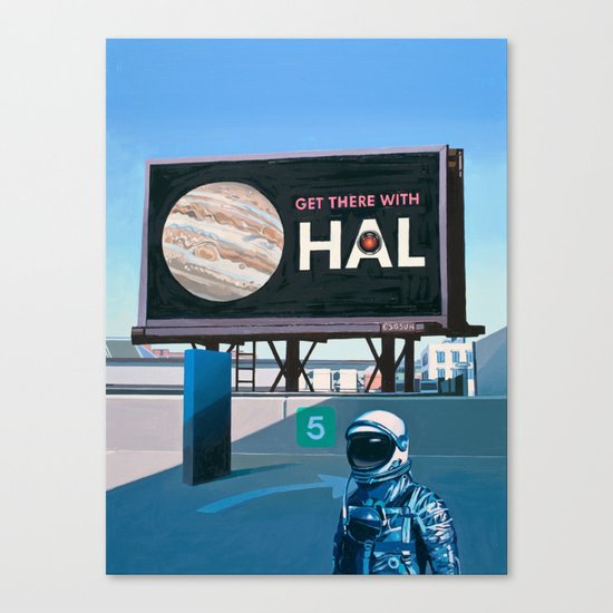 Get There With HAL Canvas Print