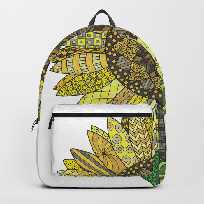 Sunflower Mandala Backpack