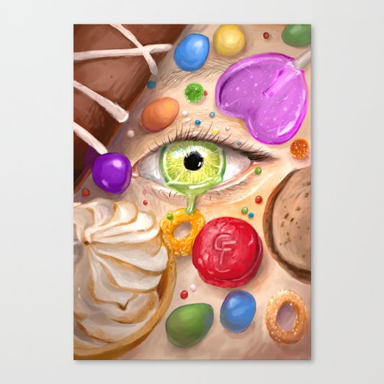 eye candy Canvas Print