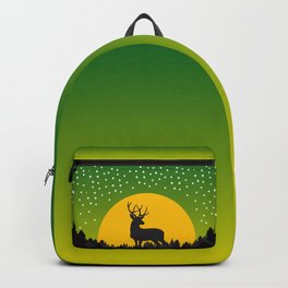 Deer Stars Moon Backpack