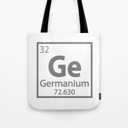 Germanium - Germany Science Periodic Table Tote Bag