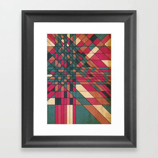 kriskras Framed Art Print