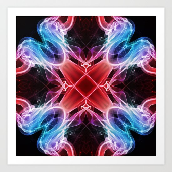 Smoke Art 132 Art Print