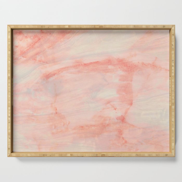 Dramaqueen - Pink Marble Poster Serving Tray