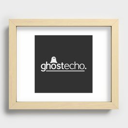 Ghost:Echo Black Badge Logo Recessed Framed Print