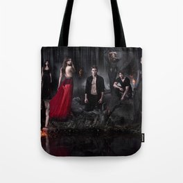The Vampire Diaries Cast Tote Bag