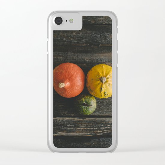 Halloween autumn fall Clear iPhone Case
