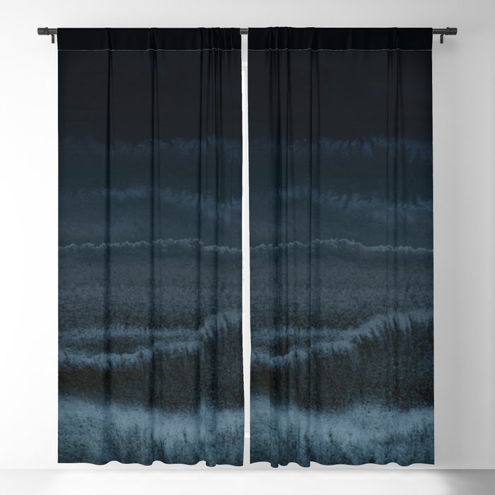 WITHIN THE TIDES NIGHT BEACH by Monika Strigel Blackout Curtain