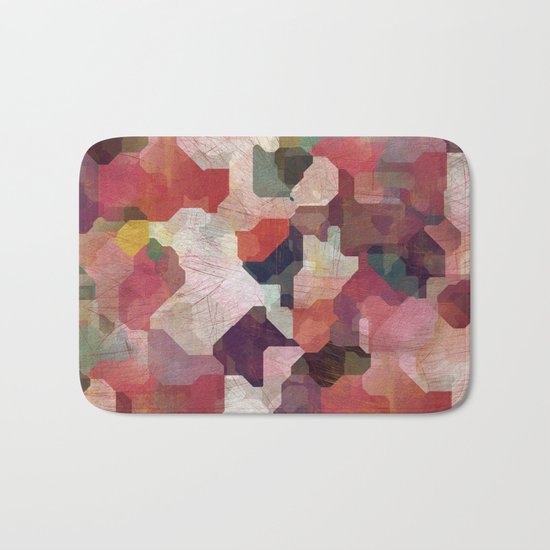 Aztec Vintage Pattern 08 Bath Mat