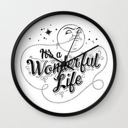 It's a Wonderful Life - Title Wall Clock
