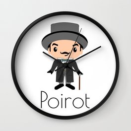 Hercule Poirot | Agatha Christie Wall Clock