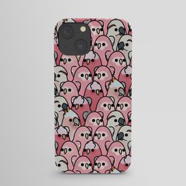 Too Many Birds!™ Pink Parrot Posse iPhone Case