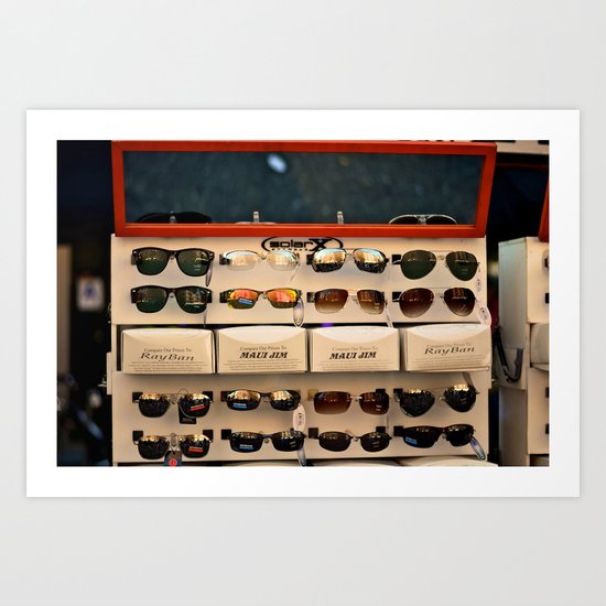 Street Fair Shoppin' Art Print