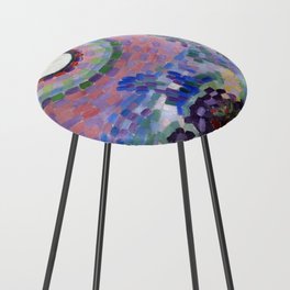 Robert Delaunay - Paysage au disque solaire Counter Stool
