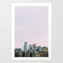 Minneapolis Skyline Art Print