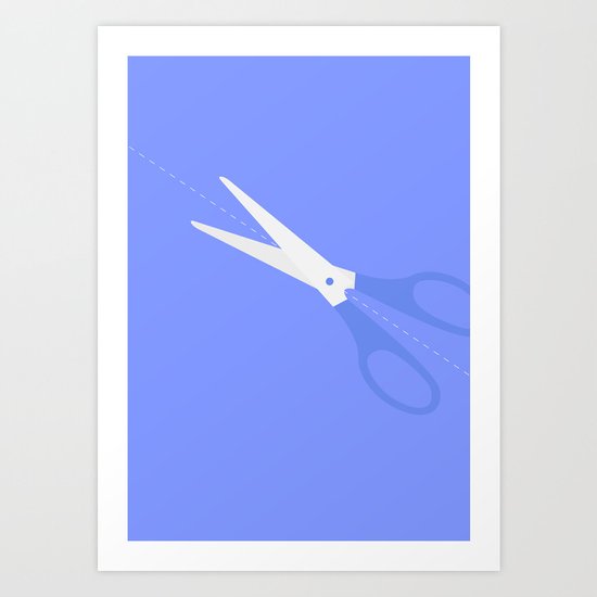 #40 Scissors Art Print