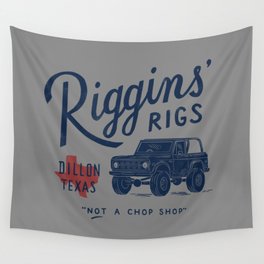 Riggins' Rigs Wall Tapestry