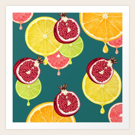 tropic fruit Art Print