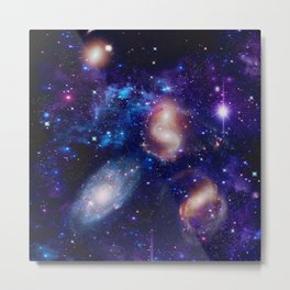 Galactic Wreckage Metal Print | Space, Recolored, Stars, Universe, Wreckage, Nature, Processed, Digital Manipulation, Photo, Astronomy 