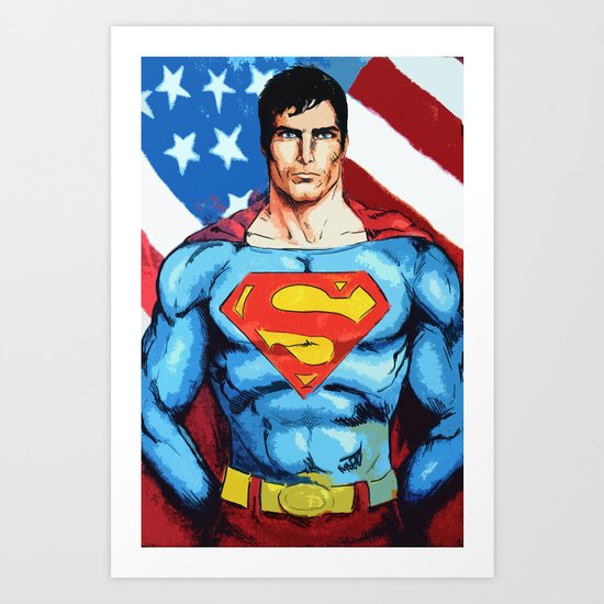 Man of Steel Art Print