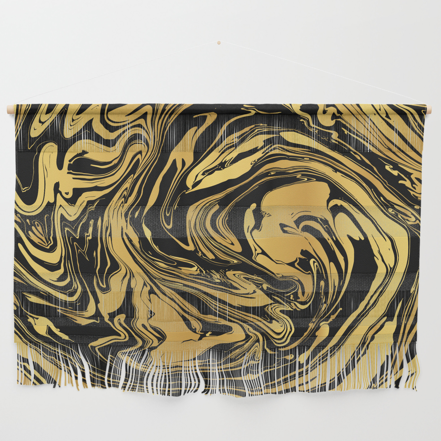 Black And Gold Marble Edition 2 Wall Hanging By Kaeting Society6