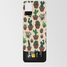 Gouache Potted Cacti Android Card Case