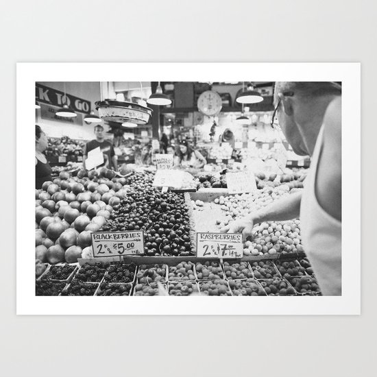 Pike's Place Market Art Print