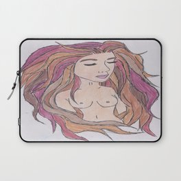 Beauty and the Hair Laptop Sleeve
