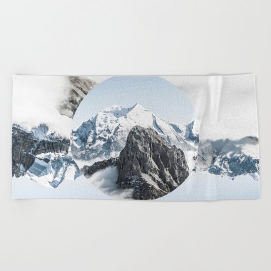 UPSIDE DOWN Beach Towel