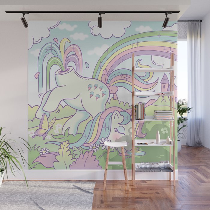My Little Pony Wall Mural By Valexn Society6