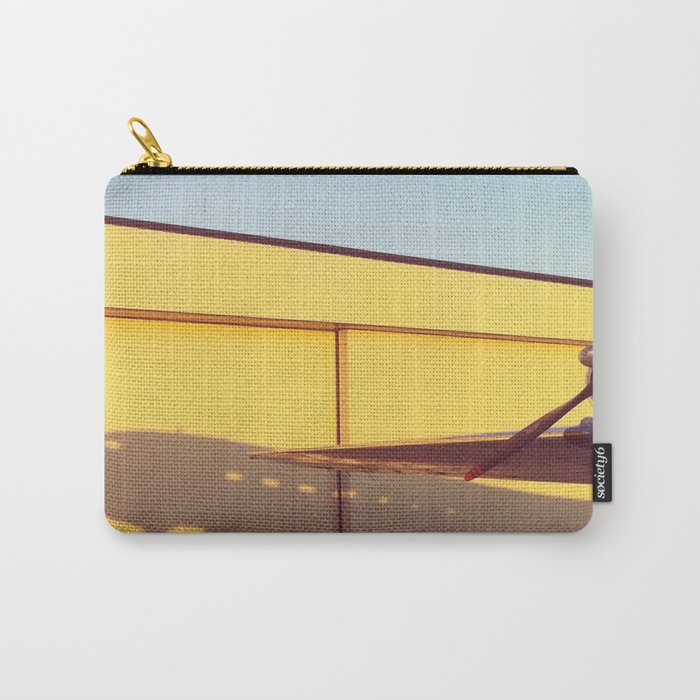 Fly On, Lover. DC-3 Silhouette Carry-All Pouch