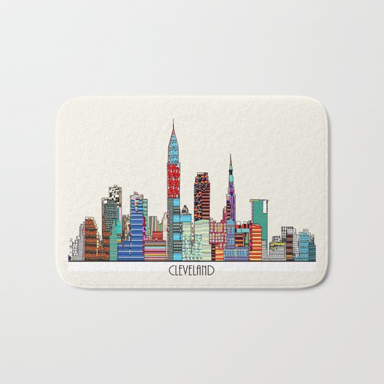 Cleveland city Bath Mat