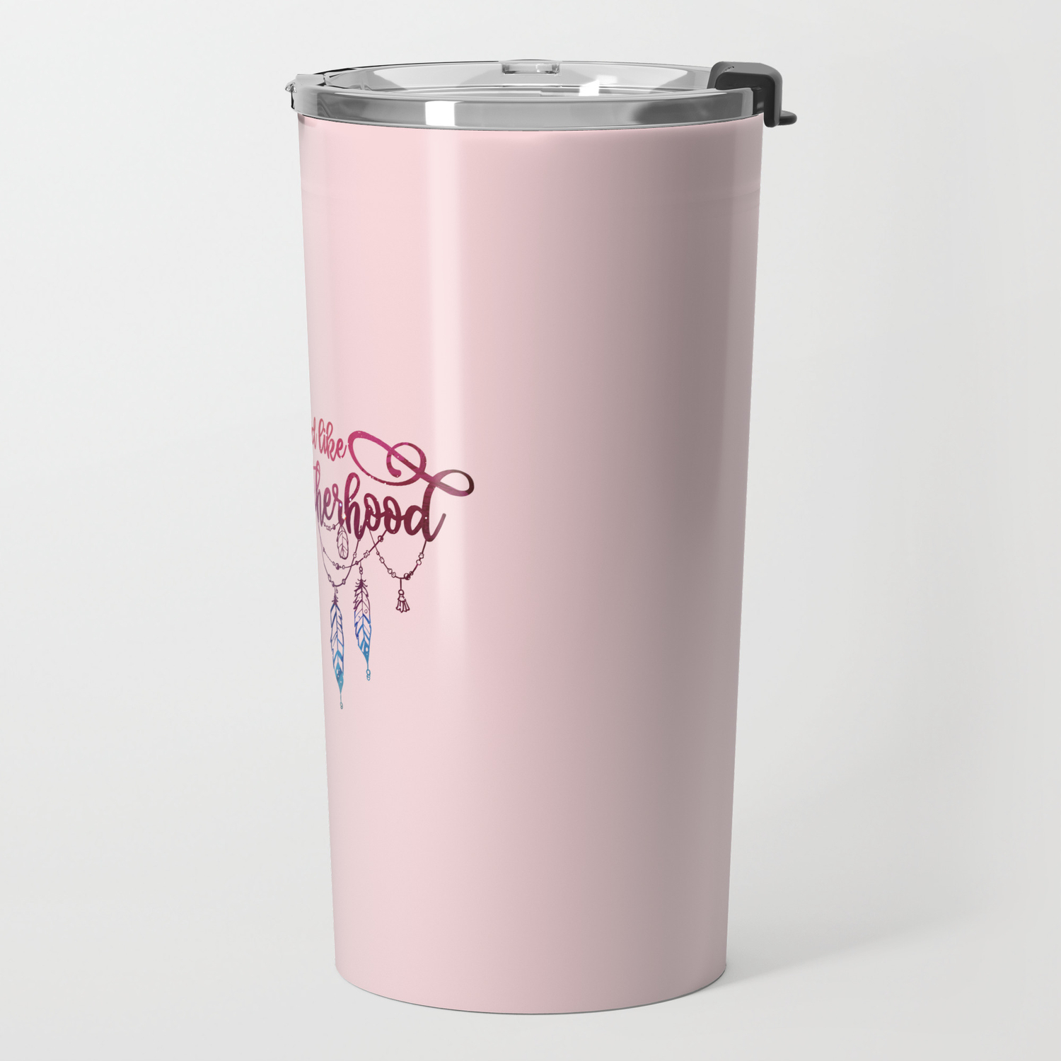 Ain T No Hood Like Motherhood Funny Mom Quote Travel Mug By Littleladybug Society6