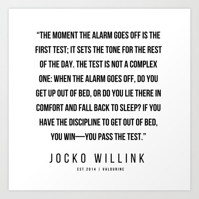 26 200412 Jocko Willink Quotes Art Print By Quotes And Sayings Society6