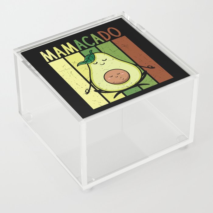 Mamacado Funny Avocado Mom Acrylic Box