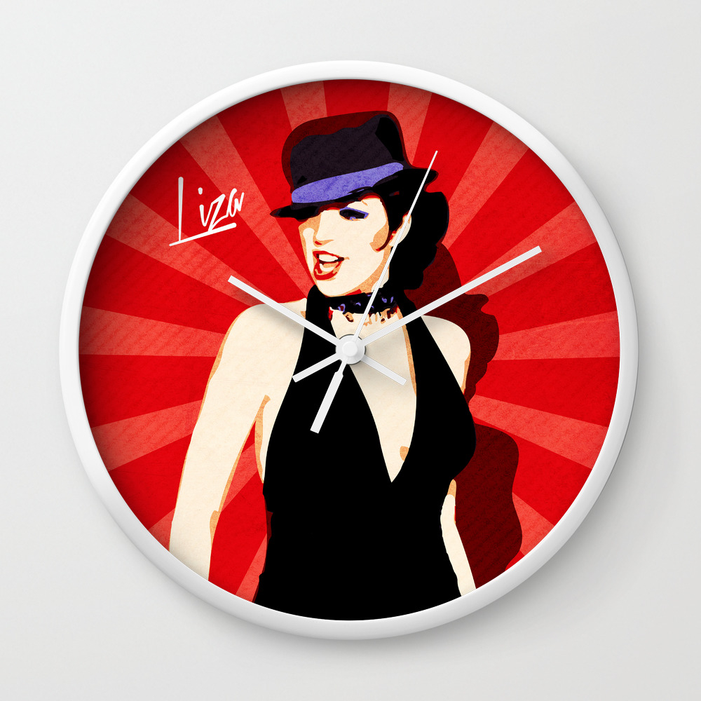 Liza Minnelli Cabaret Pop Art Wall Clock By Wcsmack Society6 Liza Minnelli Cabaret Pop Art Wall Clock By Wcsmack Society6