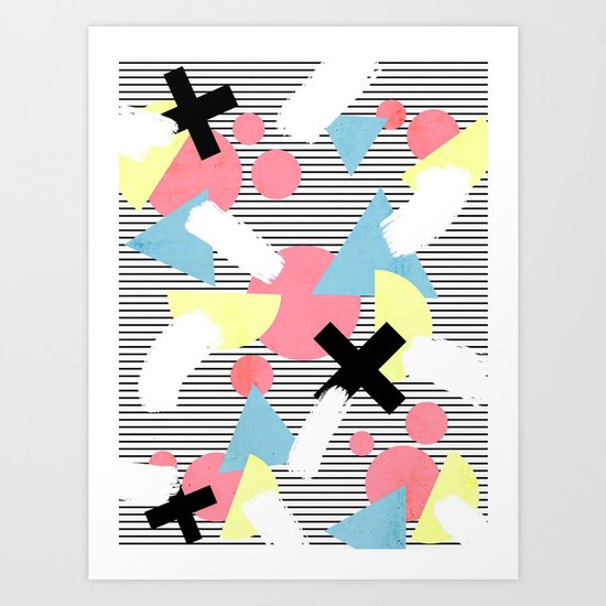 80's Theme Art Print