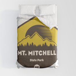 Mount Mitchell State Park Duvet Cover
